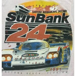 Daytona Children's Single Stitch T Shirt Size‎ Small NASCAR Racing 90s